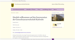 Desktop Screenshot of generalstaatsanwaltschaft-karlsruhe.de