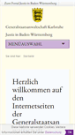 Mobile Screenshot of generalstaatsanwaltschaft-karlsruhe.de
